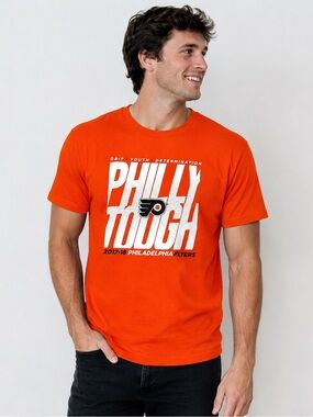 Philadelphia Flyers Philly Tough Wells Fargo Center Giveaway Tee XL NWOT
